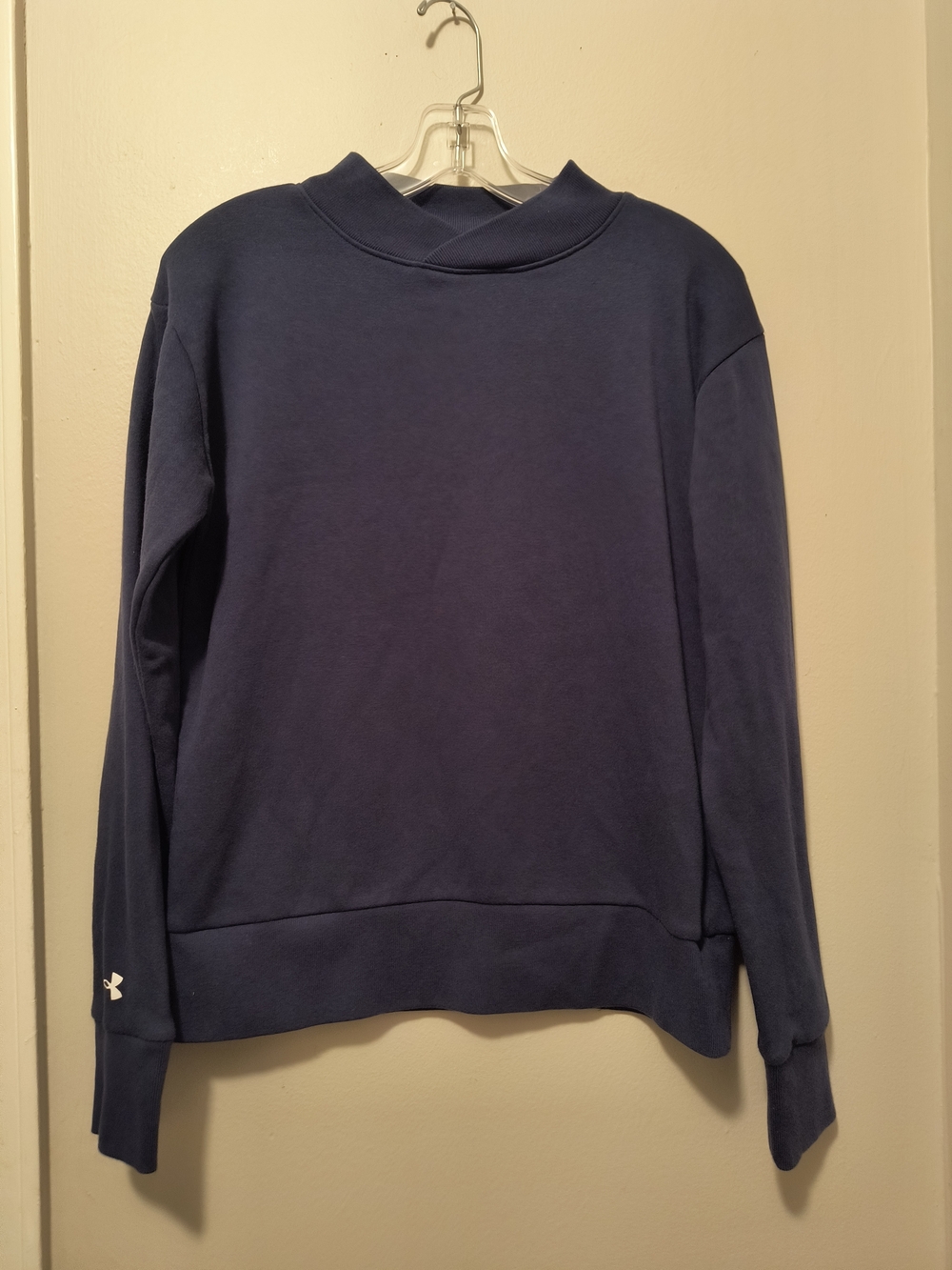 Under Armour Women's Crewneck Sweatshirt - Navy Blue - Picture 2 of 6